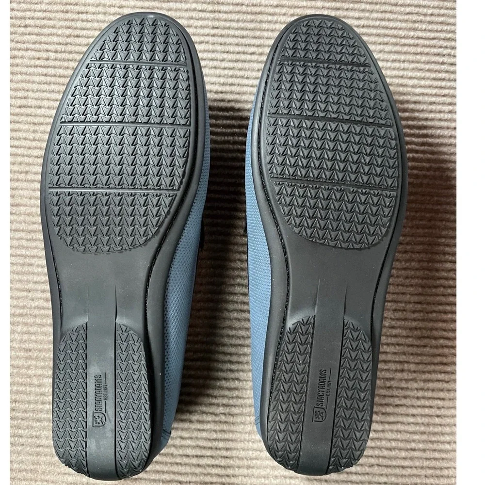 Stacy Adams Colton Navy Marine Blue Bit Driving Loafers Mens 12 M Preppy